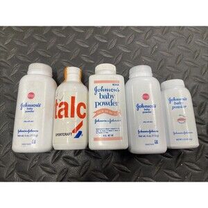 VTG Johnson’s Baby Powder Bath Talc Talc Toilet Powder LOT (5) Sportcraft